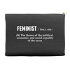 Feminist Noun Accessory Pouches