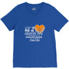 my heart basketball V-Neck Tee