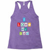 I Love my Dad Racerback Tank