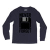 never forget floppy disk Long Sleeve Shirts