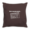 gun permit second amendment Throw Pillow