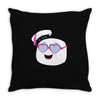 marshmallow love Throw Pillow