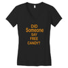 free candy Women's V-Neck T-Shirt