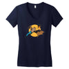 bat man and robin Women's V-Neck T-Shirt