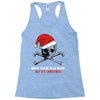 skull christmas Racerback Tank