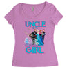 uncle of the birthday girl Women's Triblend Scoop T-shirt