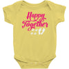 happy together Baby Onesie