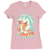 polar bear Ladies Fitted T-Shirt