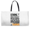 Strong Independent Motivated Taurus Weekender Totes