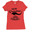 New Grandma 2018 Rokie Dept. Ladies Fitted T-Shirt