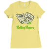 rolling papers Ladies Fitted T-Shirt