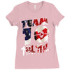 Team 10 America New Design Ladies Fitted T-Shirt