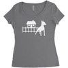 bernese mountain dog Women's Triblend Scoop T-shirt