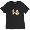 the owl and the weasel V-Neck Tee