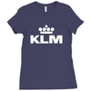 klm dutch airline Ladies Fitted T-Shirt