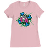 skull pops Ladies Fitted T-Shirt