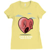 love is blind Ladies Fitted T-Shirt