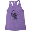 robot girl machine Racerback Tank