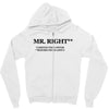 mr right funny t shirt humor sex college pimp tee s 3xl Zipper Hoodie