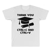 Thank You Ctrl+C And Ctrl+V All Over Men's T-shirt