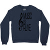 music lover Crewneck Sweatshirt