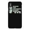 pickles are cucumbers soaked in evil iPhoneX Case
