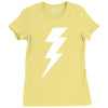 lightening bolt Ladies Fitted T-Shirt