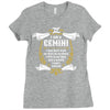I Am A Gemini Ladies Fitted T-Shirt