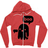 Ghost Of Disapproval Zipper Hoodie