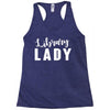 library lady Racerback Tank