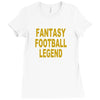 fantasy football legend sunday night football sports league tee shirt Ladies Fitted T-Shirt