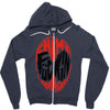 deadpool chimi changas Zipper Hoodie