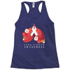 lung cancer awaneress Racerback Tank