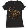 pilze magic mushroom wald natur nature psy psycho trip Ladies Fitted T-Shirt