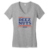 vote deez nuts Women's V-Neck T-Shirt