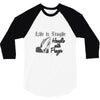 life is fragile 3/4 Sleeve Shirt