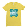 ife is creating Ladies Fitted T-Shirt
