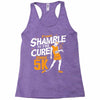 shamble to the cure zombie 5k Racerback Tank