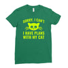 sorry i cant Ladies Fitted T-Shirt