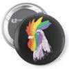 rooster pride Pin-back button