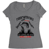 it doesn t matter if she is short fat and has a big mouth as long as s Women's Triblend Scoop T-shirt