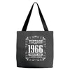 vintage made in 1966 perfectly aged a living legend Tote Bags