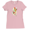 playing koi Ladies Fitted T-Shirt