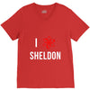 i heart sheldon V-Neck Tee