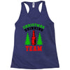 christmas drinking team Racerback Tank