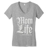 mom lifemom life Women's V-Neck T-Shirt