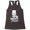 groom's posse Racerback Tank