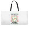 All I Want For Christmas Is Pizza Ugly Christmas For Light Weekender Totes