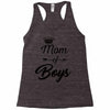 mom of boys Racerback Tank