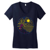 beach Women's V-Neck T-Shirt